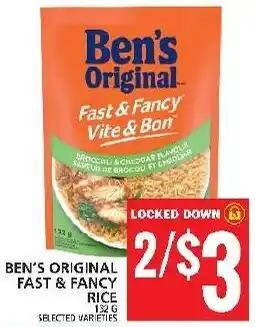 Food Basics BEN'S ORIGINAL FAST & FANCY RICE offer