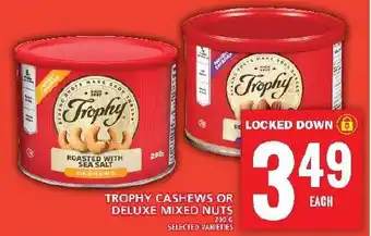 Food Basics TROPHY CASHEWS OR DELUXE MIXED NUTS offer