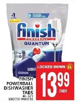Food Basics FINISH POWERBALL DISHWASHER TABS offer