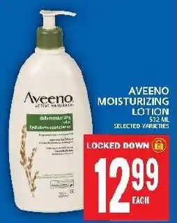 Food Basics AVEENO MOISTURIZING LOTION offer