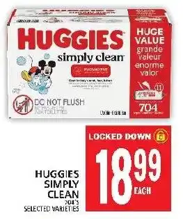 Food Basics HUGGIES SIMPLY CLEAN offer