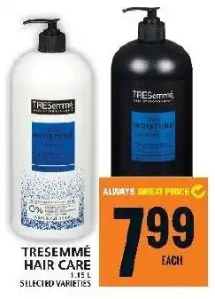 Food Basics TRESEMMÉ HAIR CARE offer