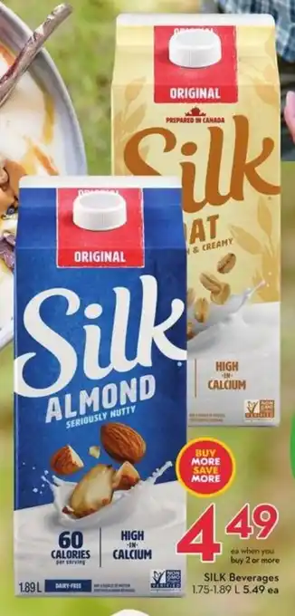 Sobeys SILK Beverages offer