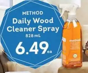 Market Place IGA METHOD Daily Wood Cleaner Spray offer