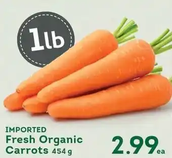 Market Place IGA IMPORTED Fresh Organic Carrots 454 g offer