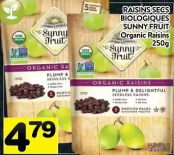 Supermarché PA Organic Raisins 250g offer