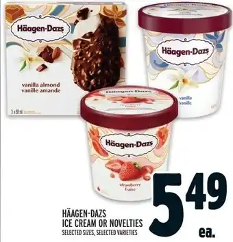 Metro HÄAGEN-DAZS ICE CREAM OR NOVELTIES offer