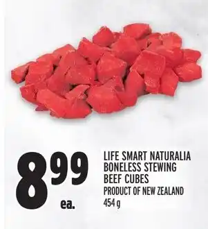 Metro LIFE SMART NATURALIA BONELESS STEWING BEEF CUBES offer