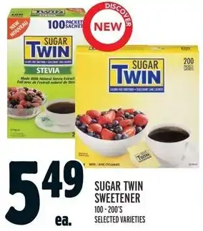 Metro SUGAR TWIN SWEETENER offer