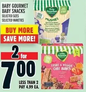 Metro BABY GOURMET BABY SNACKS offer