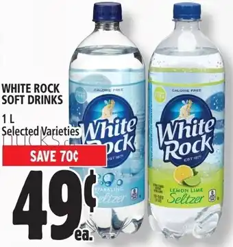 Metro WHITE ROCK SOFT DRINKS 1L offer