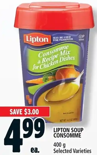 Metro LIPTON SOUP CONSOMME offer