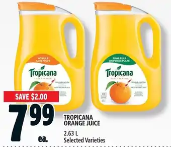 Metro TROPICANA ORANGE JUICE offer