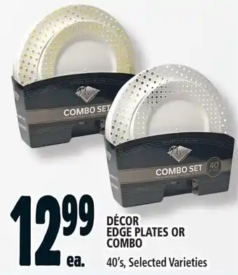 Metro DÉCOR EDGE PLATES OR COMBO offer