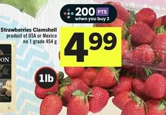 IGA Strawberries Clamshell offer
