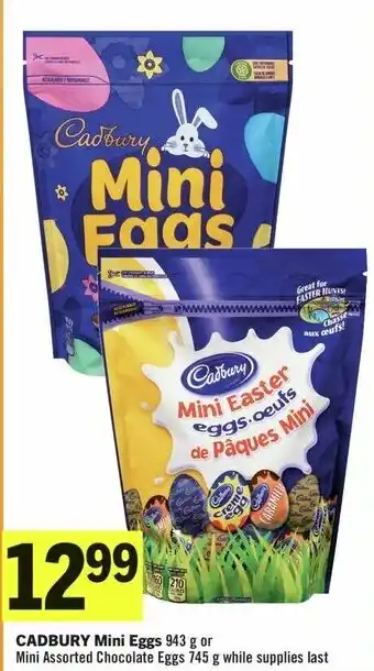 IGA CADBURY Mini Eggs 943 g offer