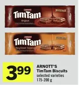 IGA ARNOTT'S TimTam Biscuits offer