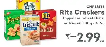 IGA CHRISTIE Ritz Crackers offer