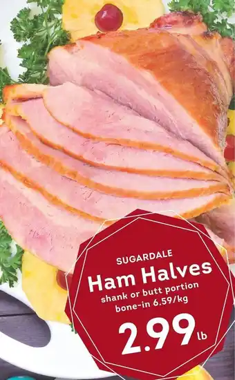 IGA SUGARDALE Ham Halves offer