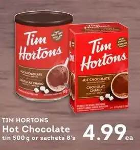 IGA TIM HORTONS Hot Chocolate offer