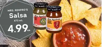 IGA MRS. RENFRO'S Salsa offer
