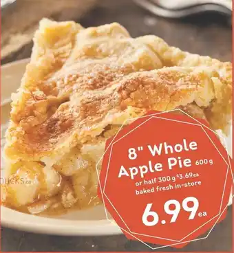IGA 8" Whole Apple Pie 600g offer