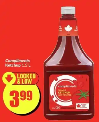 FreshCo Compliments Ketchup 1.5 L offer