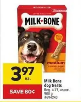 Giant Tiger Milk Bone dog treats offer