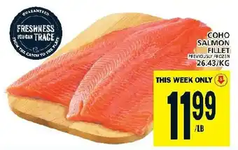 Food Basics COHO SALMON FILLET offer