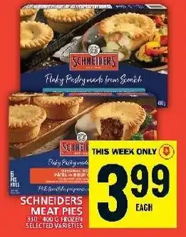 Food Basics SCHNEIDERS MEAT PIES offer