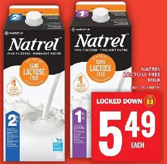 Food Basics NATREL LACTOSE FREE MILK offer