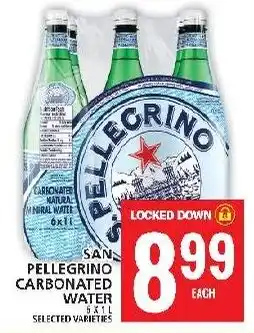Food Basics SAN PELLEGRINO CARBONATED WATER offer