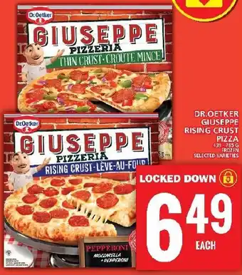Food Basics DR.OETKER GIUSEPPE RISING CRUST PIZZA offer