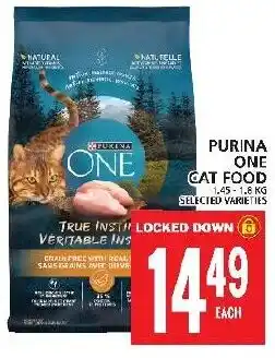 Food Basics PURINA ONE CAT FOOD offer