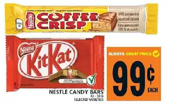 Food Basics NESTLÉ CANDY BARS offer