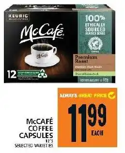 Food Basics McCAFÉ COFFEE CAPSULES offer