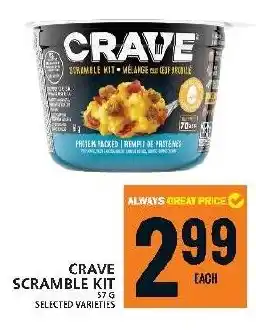 Food Basics CRAVE SCRAMBLE KIT offer
