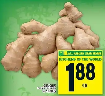 Food Basics GINGER PRODUCT OF CHINA offer
