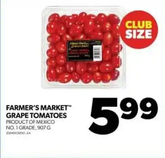 Real Canadian Superstore FARMER'S MARKET GRAPE TOMATOES offer