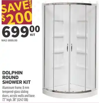 Co-op DOLPHIN ROUND SHOWER KIT offer