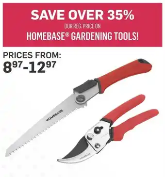 Co-op HOMEBASE GARDENING TOOLS! offer