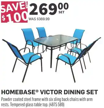 Co-op HOMEBASE VICTOR DINING SET offer