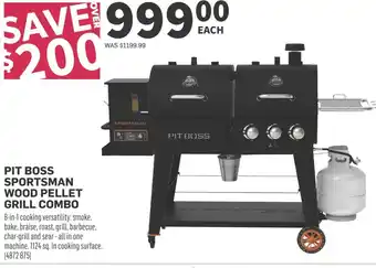 Co-op PIT BOSS SPORTSMAN WOOD PELLET GRILL COMBO offer