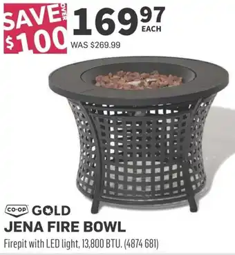 Co-op CO-OP GOLD JENA FIRE BOWL offer