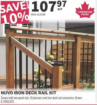 Co-op NUVO IRON DECK RAIL KIT offer