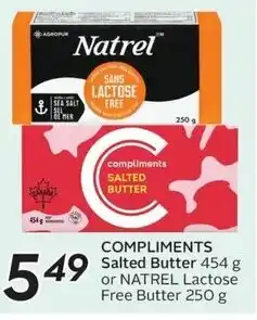 Sobeys COMPLIMENTS Salted Butter offer