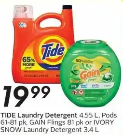Sobeys TIDE Laundry Detergent offer