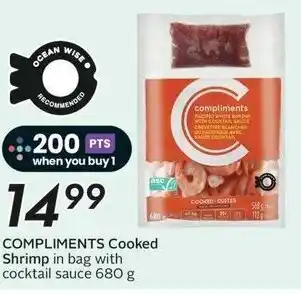 Sobeys COMPLIMENTS Cooked Shrimp offer