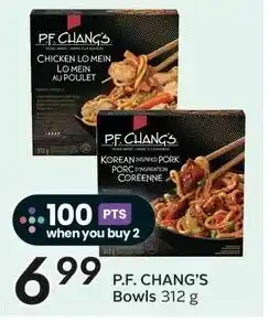 Sobeys P.F. CHANG'S Bowls 312 g offer