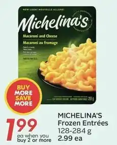 Sobeys MICHELINA'S Frozen Entrées 128-284 g offer